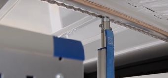 Aeronautical fastening rails