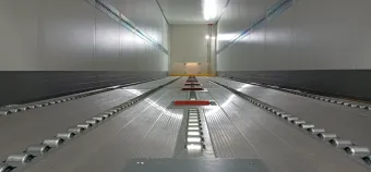 Motorized loading roller system