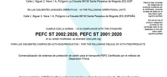 PEFC certified