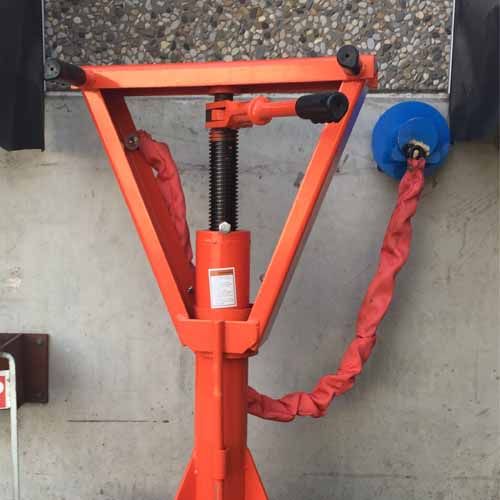 ANTI-THEFT SYSTEM FOR SECU-JACK STANDS AND SUPPORTS