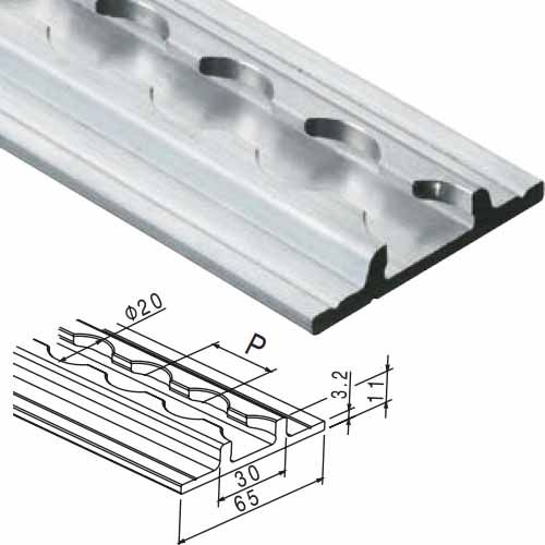 FLANGED RAIL INCH 1,500 MM