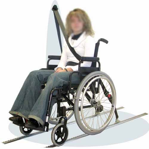 WHEELCHAIR OCCUPANT RESTRAINT BELT