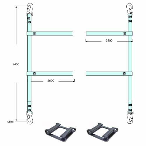 STOP-LOAD BLOCKING NET 4000daN